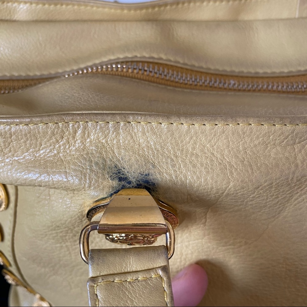 Gianni Versace Vintage Leather Medusa Tote - Picture 8 of 11